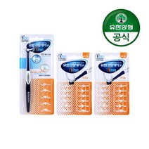 유한양행 덴탈케어 원미닛 치실 홀더+리필 30입, 단품