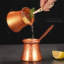 터키 식 커피 추출 기 버터 구리 포트 체즈베 동 이브릭 주전자 잔 팟 메이커 turkish coffee pot 손 망치된 드립 cezve ibrik 우유 보온병 컵 모카 냄비