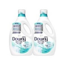 다우니 실내건조 세탁 세제 액체형 액상세제 본품, 2.8L, 2개