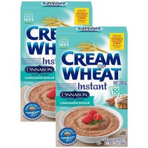 Cream of Wheat Instant Hot Cereal Cinnabon 인스턴트 핫 시리얼 시나본 35g 10개입 2팩