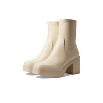 알도 Upstep 통굽 여성앵클부츠힐 구두 아이보리