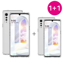 1+1 LG ThinkQ 스마트폰 엘지 투명 범퍼케이스