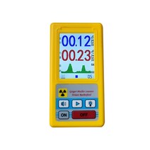 가이거 카운터 다기능 핵 방사선 검출기 개인 선량계 석 베타 감마 엑스레이 테스터, [01] YELLOW