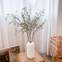 코로키아 조화 미니 그린잎 가지 그린, 1개