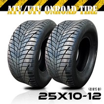 ATV타이어 25x10-12 온로드용 (1EA) 4륜 사륜 바이크 오토바이 4발 사발 사발이