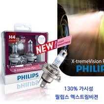 주닉스 (2개1세트)필립스 다이아몬드비젼 백색 차량 할로겐램프 전구 전조등 안개등 h1 h3 h4 h7 h8 880 881 9005 9006 hb3 hb4, 필립스엑스트림비젼(2개1세트)-H7