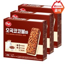 포스트 오곡코코볼바 100g 4개입 x3개, 없음, 3개