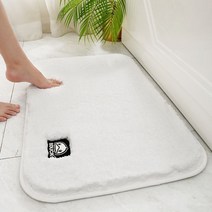논슬립 두터운 두꺼운 호텔 고급스러운 바닥 발 매트 회색 털 에어패드, 그레이