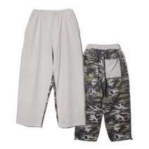 NONFLOOR 투페이스 카모 트랙 팬츠 아이보리