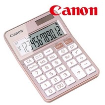 캐논 컬러 전자 계산기 KS-125T, 핑크, 1개