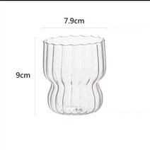 스팀피처 라떼 밀크저그 눈금 미니 유리 컵 크리머 용기 다기능 조미료 접시 작은 유리, b