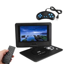 휴대용티비 미니 소형 tv 플레이어 9 인치 hd dvd 16:9 lcd 화면 234x480 이미지 해상도 cd 게임 usb 라디오 어댑터 dvd 61, 하얀