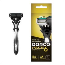 맑은 도루코 페이스6 휴대용 6중날 면도기 일회용 면도기 1개입 옵션선택 (개별포장), 2개