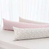 찬미디자인 여름 바디필로우 솜포함, 아이스 인견 미니체크