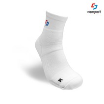컴포트 발목보호 스포츠양말 챌린저아킬레스 WH, 화이트