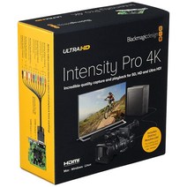 Blackmagic Design Intensity Pro 4K 캡처 및 재생 입력/출력 카드 30fps의 울트라 HD 및 60fps에서 1080p