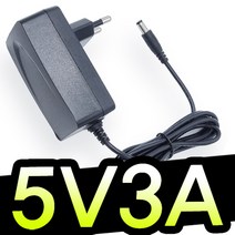 명호전자 5V 아답터 1A 2A 3A 4A 5A 6A 직류전원장치 DC 5V어댑터, MH09_5V 3A 벽걸이형