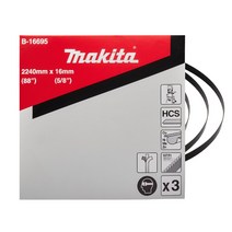 마끼다 B-16695 비철금속 두께5mm이상 밴드쏘날 LB1200F용 2240x16x0.5 3pcs