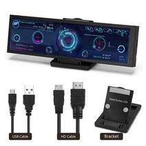 보조모니터 휴대용 디스플레이 호환 8 인치 IPS HDMI USB 스트레치 바 LCD 화면, 8.8 IPS Kit