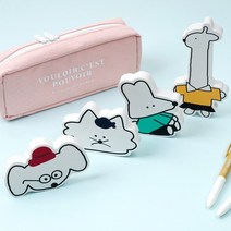 뭉구 보바 왕 지우개, 8개, 혼합