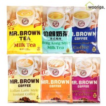우리가스토리 대만 미스터브라운 밀크티/커피믹스/라떼/캬라멜마키야또/카푸치노 30입 1봉, 06) 미스터브라운 카푸치노 30입 1봉