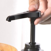 간장 식용류 흘림방지 다용도 액상 양념 소스 펌프 사출기, 블랙