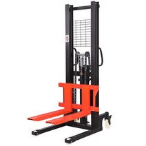 수동 지게차 핸드 리프트 유압 작기 화물 스태커 운반기, I빔 수동 0.5톤 1.2m 상승