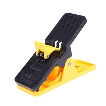 골프장 카트 1pc 플라스틱 골프 시가 홀더 클램프 골프 카트 클립 골퍼 골프 트레이너 홀더 이동식 골프 클립, 04 Yellow