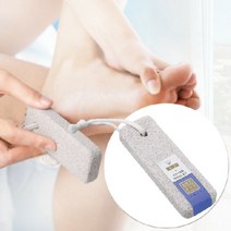 (일본)마나 사각 끈고리형 발뒤꿈치 각질제거용 경석발돌 각질돌