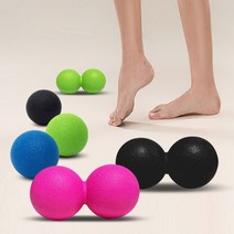 BUyuS싱글 땅콩마사지볼 스트레칭볼 마사지볼/땅콩볼/라크로스볼 셀프마사지볼 [도매큐] 마사지공굿딜 브이숍, 1-2) 싱글 마사지볼(핑크)