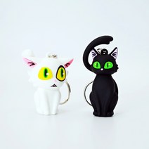 스즈메의 문단속 굿즈 다이묘 키링 피규어 열쇠고리, 사다이진 블랙, 1개
