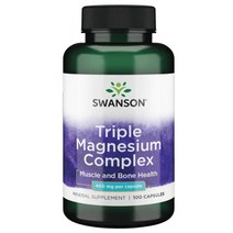 스완슨 트리플 마그네슘 컴플렉스 400mg 캡슐, 100개입, 1개