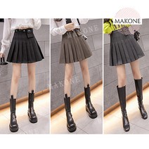 포켓 여성 골프웨어 치마바지 플리츠 라운딩 큐롯 테니스치마 연습복 필드룩 주름, C