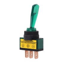 ON-OFF LED 조명 스위치 패널 USB 슬롯 소켓 12V 로커 스위치 자동차 SUV 해양 RV 트럭 캠퍼 방수를위한 토글, 녹색