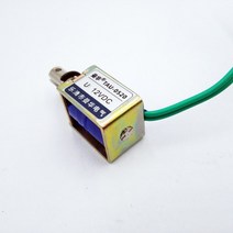 전자석 초강력 소형 마그네틱 원형프레임 솔레노이드 마그넷 전기 6V 12V 24V 타우-0520 풀 타입 전자석 거, 03 24V
