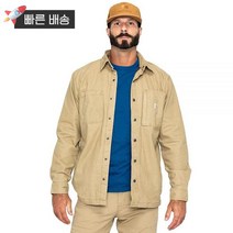 칼하트 Carhartt 남성용 러그 플레스 릭비 재킷 버튼 다운 셔츠 다크 카키 L 410415, 옵션 확인필 01) Dark Khaki_X-Large