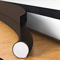 펫 강아지 캣 도어 문 베란다 고양이 하단 씰 스트립 웨더 외풍 차단 차가운 한쪽 갭 차단기 폼 조절 가능 날씨 대비 스트립펫, [01] brown