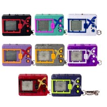 반다이 디지몬 X 다마고치 벽돌 디지바이스 오리지널 레트로 게임기, 반투명 블루, 오리지날 디지몬