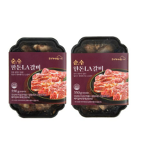 송추가마골 순수 한돈 LA갈비 (냉동), 6개, 550g