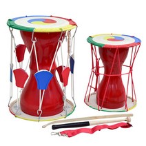 장구 성인 북춤 소가죽 수제 공연 소품, 21X30+리본