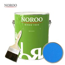 노루페인트 슈퍼에나멜 플러스 유성 에나멜 페인트 유광 4L 조색, 유광순청색, 4000ml, 1개