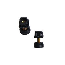 각 파이프 조절발 20x20 높이조절 캡 볼트 다리, 단품