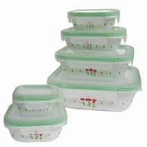 코렐 루즈트리오 반찬통 직사각 200mL 냉장보관 밀폐, 1개