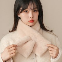 밍크퍼 고급 목도리 에코퍼 데일리 머플러