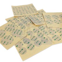 3M 9495LE PET 초강력 투명 폼 양면테이프 원형 8409ea, 예쁜동그라미 15mm 48개입