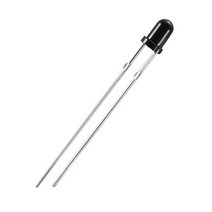 uxcell 50pcs 3mm 940nm Infrared Receiver Diode DC 1.2V LED IR Receiver Light Emitting Diodes Black R, 1