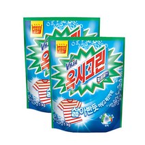 옥시크린 표백제 일반/드럼 겸용 리필 1kg+1kg - 2023968EA, 1, 본상품선택