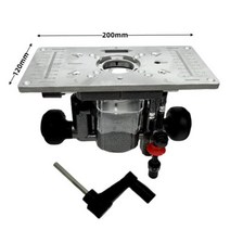 다기능 보조 도구 목재 스틸 첨단 직경 모터 및 상단 플레이트 용 라우터 리프트 테이블 베이스 알루미늄 삽, Router Lift Base C