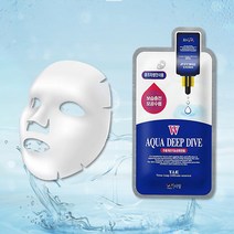 [더윌]아쿠아 딥 라이브 마스크팩 주름개선화장품 수분마스크팩 환절기 (10개입), 1박스 10매