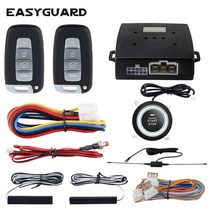 EASYGUARD 품질 스마트 키 PKE 자동차 경보 시스템 푸시 버튼 시동 정지 엔진 근접 잠금 해제 키리스 엔, 02 EC003-K-1, 02 EC003-K-1